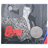 UK20D3BU 2020 Music Legends David Bowie Edition 3 £5 Crown Brilliant Uncirculated In Folder Thumbnail