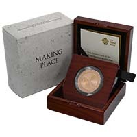 UKEWGP 2020 War and Peace End of WW2 5 Ounce Gold Proof Thumbnail