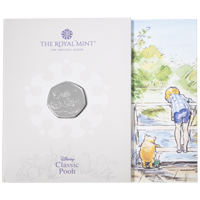 UK20PGBU 2020 Winnie The Pooh Piglet Fifty Pence Brilliant Uncirculated Coin In Folder Thumbnail
