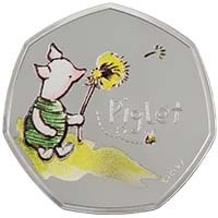 UK20PGSP 2020 Piglet 50p Silver Proof Winnie the Pooh Thumbnail