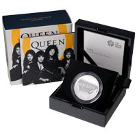 UK20QU2S 2020 Music Legends Queen Two Ounce Silver Proof Coin Thumbnail