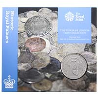 UK20RMBU 2020 Tower Of London Royal Mint Five Pound Crown Brilliant Uncirculated Coin In Folder Thumbnail