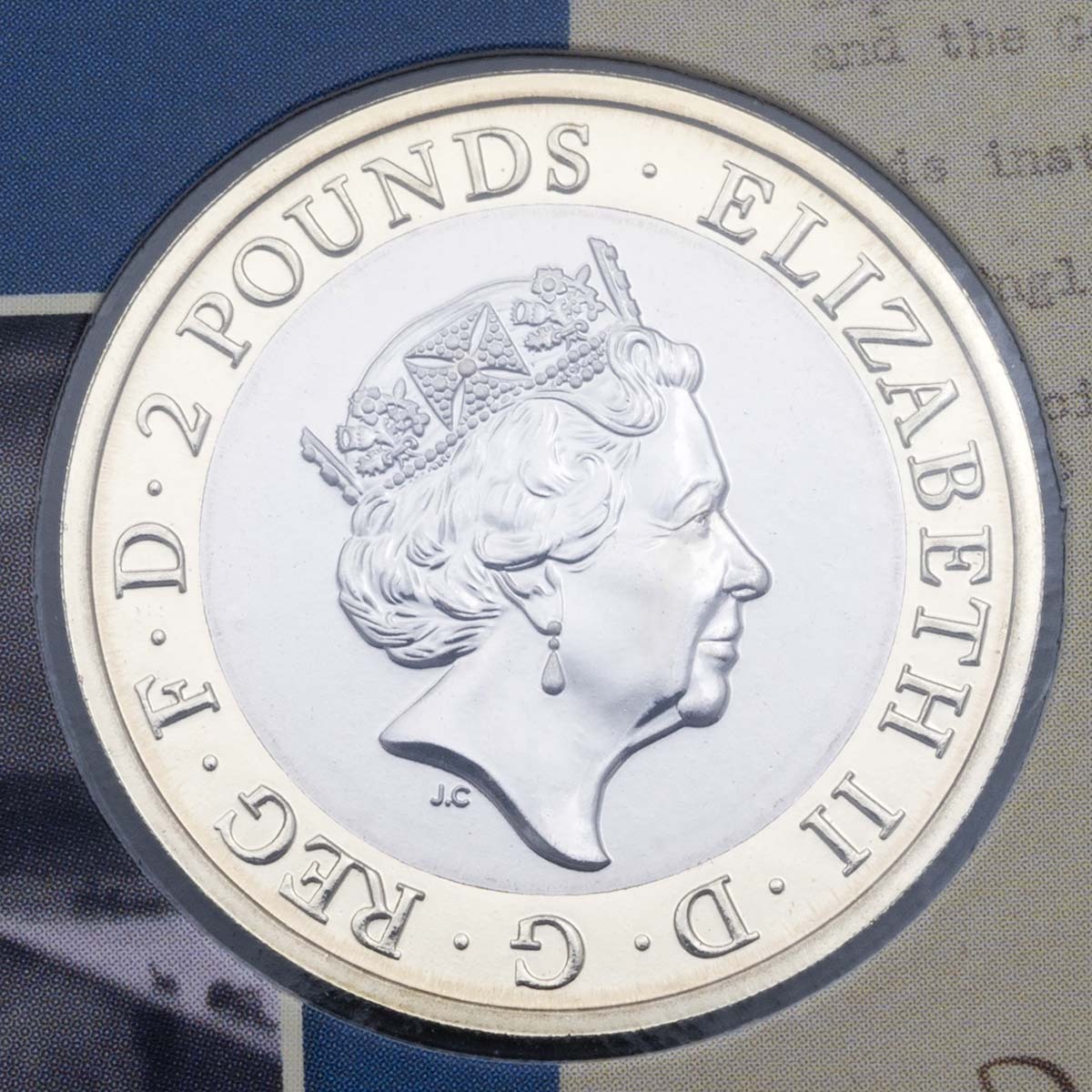 UK20VEBU 2020 VE Day Two Pound Brilliant Uncirculated Mint Pack Coin obverse image