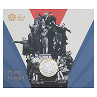 UK20VEBU 2020 VE Day Two Pound Brilliant Uncirculated Mint Pack Coin thumbnail