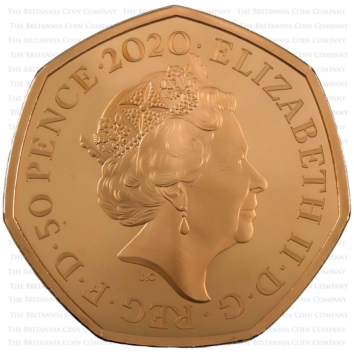 2020 Gold Proof Winnie the Pooh 50p
