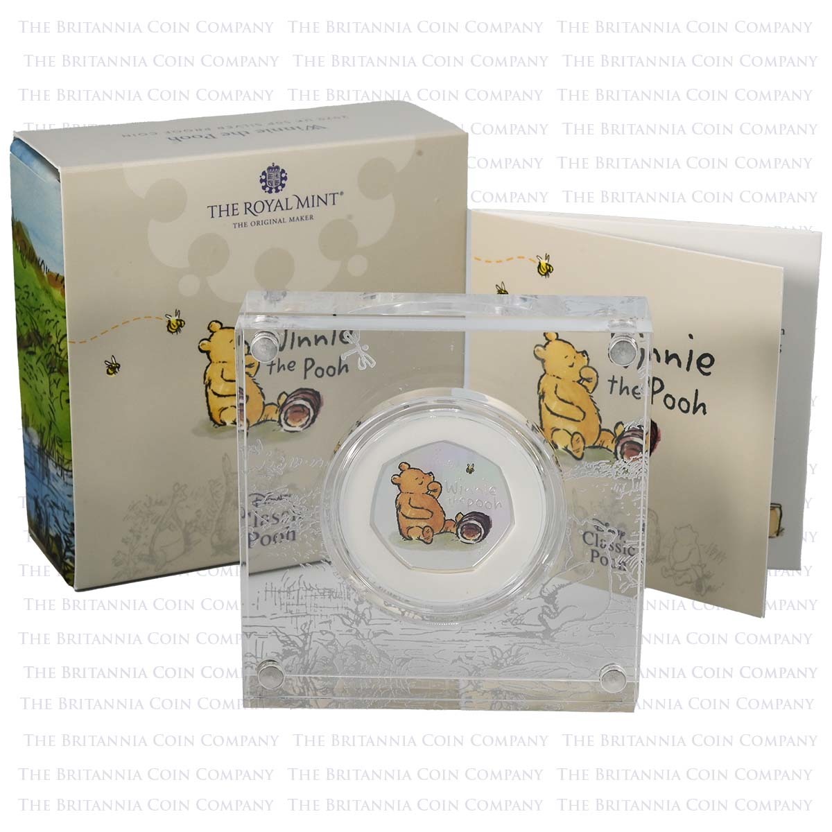 UK20WPSP 2020 Winnie the Pooh 50p Silver Proof Boxed