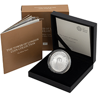 UK20WTSP 2020 White Tower Five Pound Silver Proof Tower Of London Coin Thumbnail