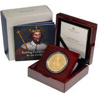 Uk21AG2O 2021 Alfred The Great Two Ounce Gold Proof Coin Thumbnail