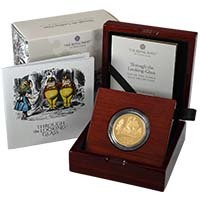 UK21AL1G 2021 Alice Through the Looking Glass 1 Ounce Gold Proof Thumbnail