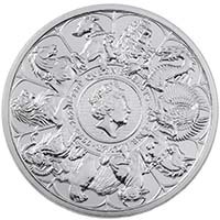 2021 Queen's Beasts Completer 2oz Silver Bullion Thumbnail