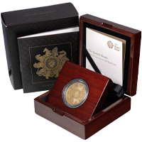UK21QBGP 2021 Queen's Beasts Completer One Ounce Gold Proof Coin Thumbnail