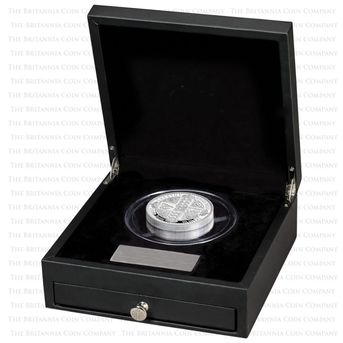 Gothic Crown 2021 Quartered Arms 10oz Silver Proof