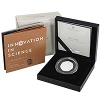 UK22ATSP 2022 Innovation In Science Alan Turing Fifty Pence Silver Proof Coin Thumbnail