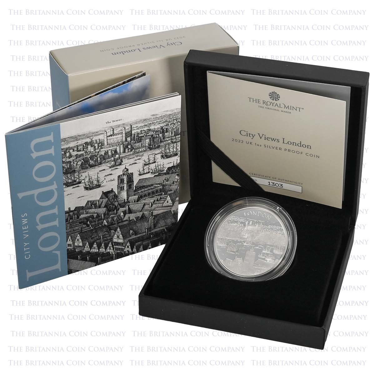 UK22CVL1S 2022 London City Views 1 Ounce Silver Proof Boxed