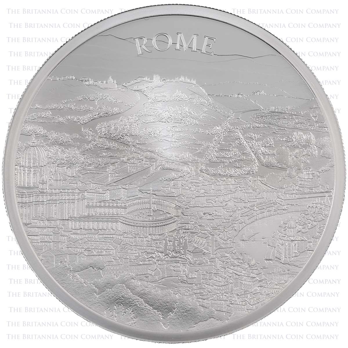 UK22CVR1S 2022 Rome City Views 1oz Silver Proof Coin Reverse