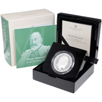 UK22E7S2O 2022 British Monarchs King Edward VII Two Ounce Silver Proof Coin Thumbnail