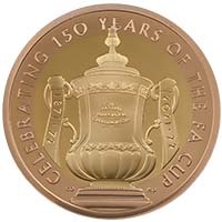 UK22FCGP 2022 FA Cup 150th Anniversary £2 Gold Proof Thumbnail