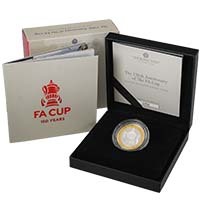 UK22FCSP 2022 FA Cup 150th Anniversary £2 Silver Proof Thumbnail