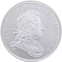 UK22G1S20 2022 British Monarchs George I 2oz Silver Proof Thumbnail