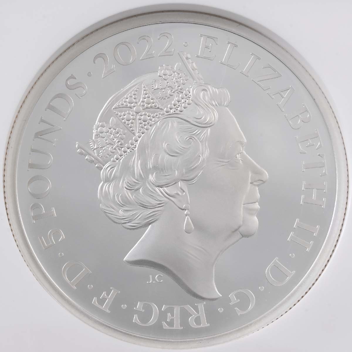 UK22H7S2O 2022 British Monarchs Henry VII 2oz Silver Proof Coin NGC Graded PF 70 Ultra Cameo First Releases Obverse