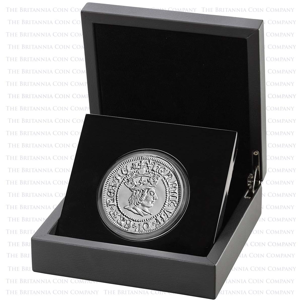 UK22H7S50 2022 British Monarchs Henry VII 5 Ounce Silver Proof Boxed