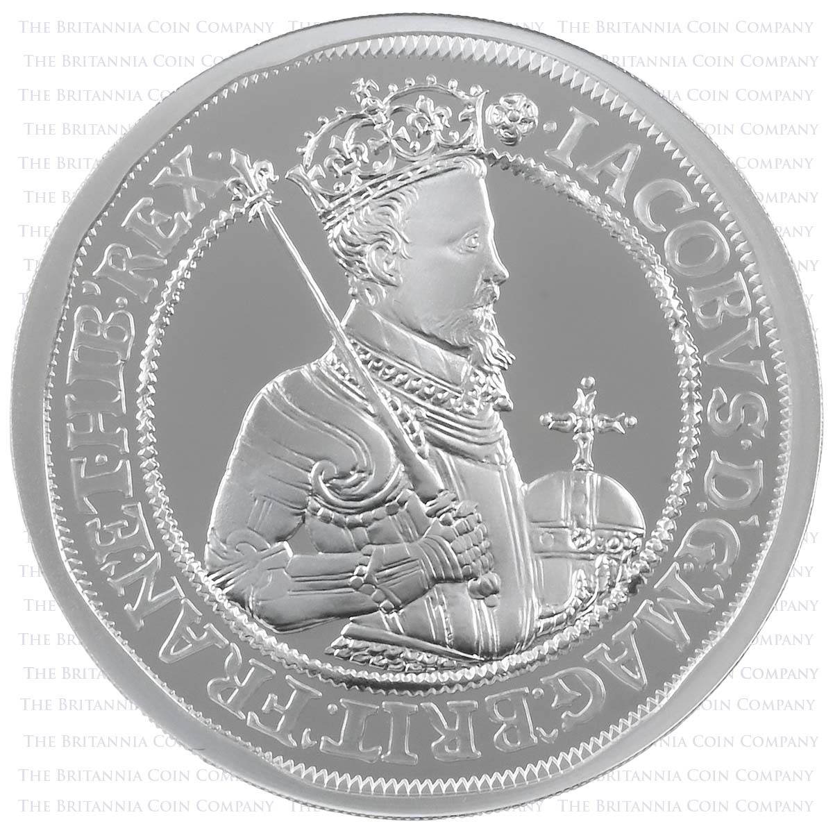 2022 British Monarchs James I 1 Ounce Silver Proof Reverse