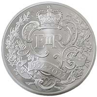 UK22PJS5 2022 Platinum Jubilee 5 Ounce Silver Proof Thumbnail