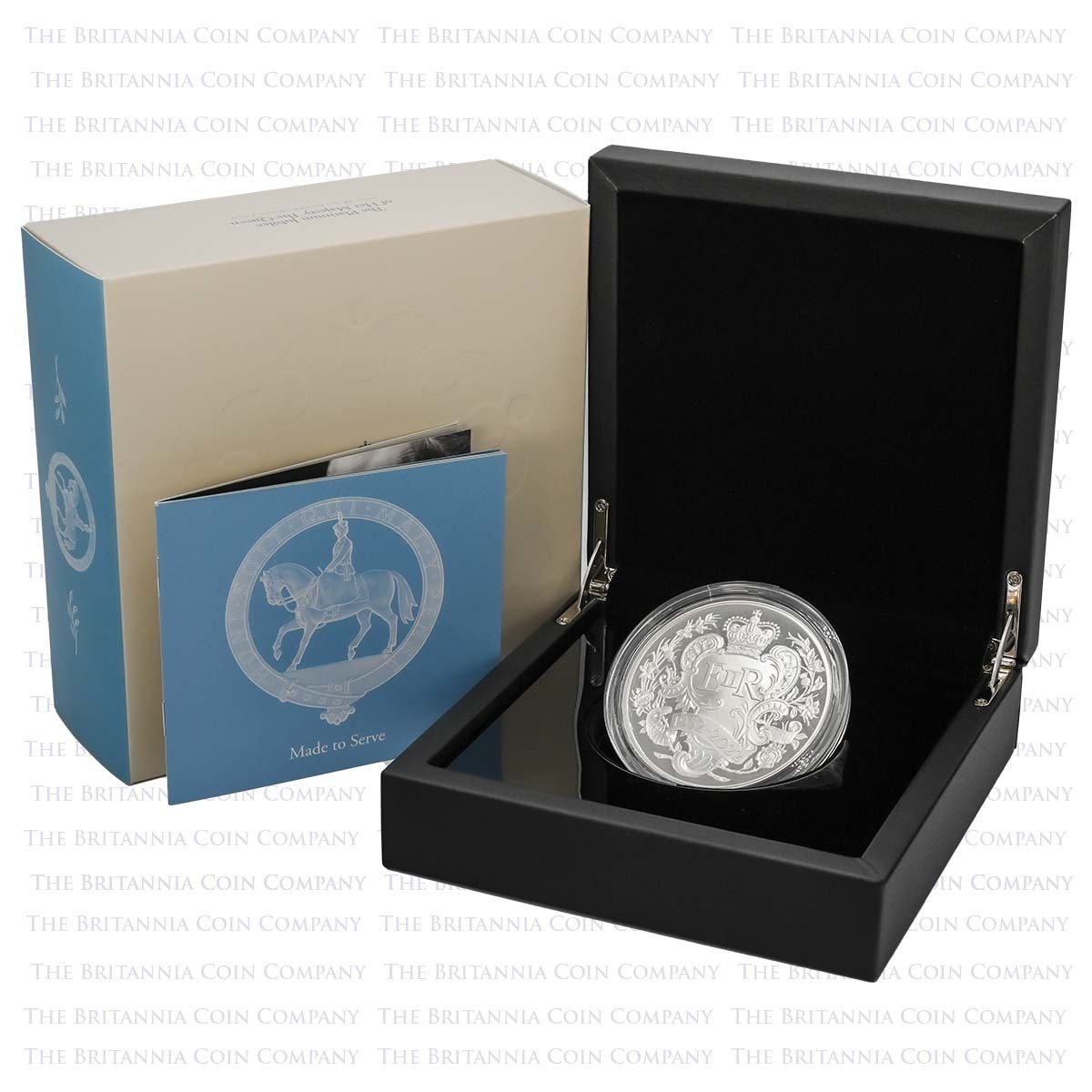 UK22PJS5 2022 Platinum Jubilee 5 Ounce Silver Proof Boxed