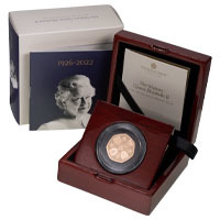 UK22Q50G 2022 Queen Elizabeth II Memorial Fifty Pence Gold Proof Coin Thumbnail