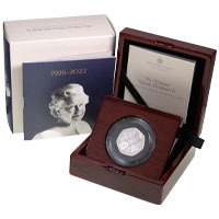 UK22Q50PT 2022 Queen Elizabeth II Memorial Fifty Pence Platinum Proof Coin Thumbnail