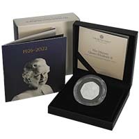 UK22Q50S 2022 Elizabeth II Memorial 50p Silver Proof Coin Thumbnail
