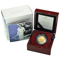 UK22QCQT 2022 Queen's Reign Commonwealth Of Nations Quarter Ounce Gold Proof Coin Thumbnail