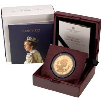 UK22QMG2 2022 Elizabeth II Memorial Two Ounce Gold Proof Coin Thumbnail
