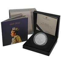 UK22QMS1 2022 Elizabeth II Memorial One Ounce Silver Proof Coin Thumbnail