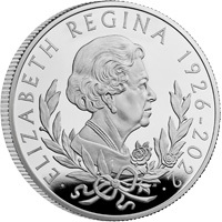 UK22QMS10 2022 Elizabeth II Memorial 10oz Silver Proof Thumbnail