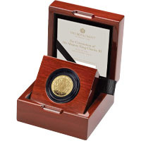 UK23KCGQ UK23KCGQ 2023 King Charles III Coronation Quarter Ounce Gold Proof Coin Boxed