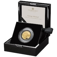 UK24GM1G 2024 Music Legends George Michael One Ounce Gold Proof Coin Thumbnail