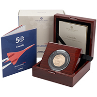 UK26CCGP 2026 Concorde Fifty Pence Gold Proof Coin Thumbnail