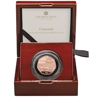 UK26CCGP 2026 Concorde Fifty Pence Gold Proof Coin Thumbnail