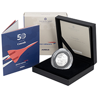 UK26CCSPF 2026 Concorde Fifty Pence Piedfort Silver Proof Coin Thumbnail