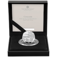 UK26CCSPF 2026 Concorde Fifty Pence Piedfort Silver Proof Coin Thumbnail