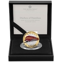 UK26DHSPC 2026 Duchess Of Hamilton Two Pound Coloured Silver Proof Coin Thumbnail