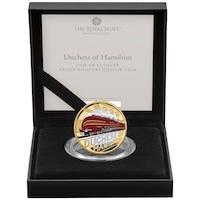 UK26DHSPF 2026 Duchess Of Hamilton Two Pound Coloured Piedfort Silver Proof Coin Thumbnail