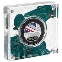 UK26GPSPC 2026 Grand Prix Fifty Pence Coloured Silver Proof Coin Thumbnail