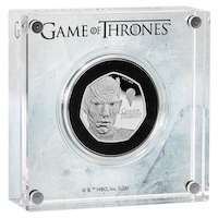 UK26GTISP 2026 Night King Fifty Pence Coloured Silver Proof Game Of Thrones Coin Thumbnail