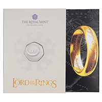 UK26LRCBU 2026 The One Ring Fifty Pence Brilliant Uncirculated Lord Of The Rings Mint Pack Coin Thumbnail