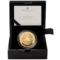 UK26PF1G 2026 Pink Floyd One Ounce Gold Proof Music Legends Coin Thumbnail