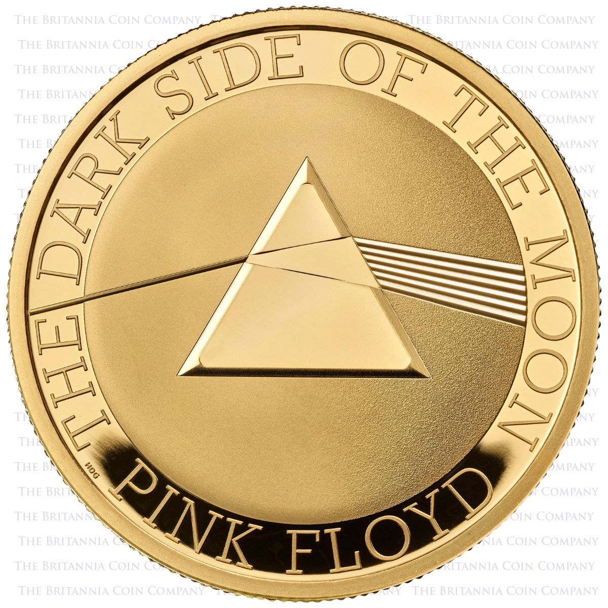 UK26PF1G 2026 Pink Floyd One Ounce Gold Proof Music Legends Coin Reverse