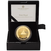 UK26PF2G 2026 Pink Floyd Two Ounce Gold Proof Music Legends Coin Thumbnail