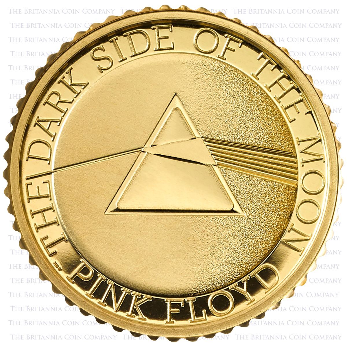 UK26PF40G 2026 Pink Floyd Fortieth Ounce Gold Proof Music Legends Coin Reverse